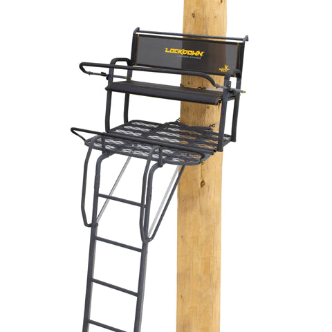 Rivers Edge Treestands  Lockdown 2-Man Ladder Stand (17')